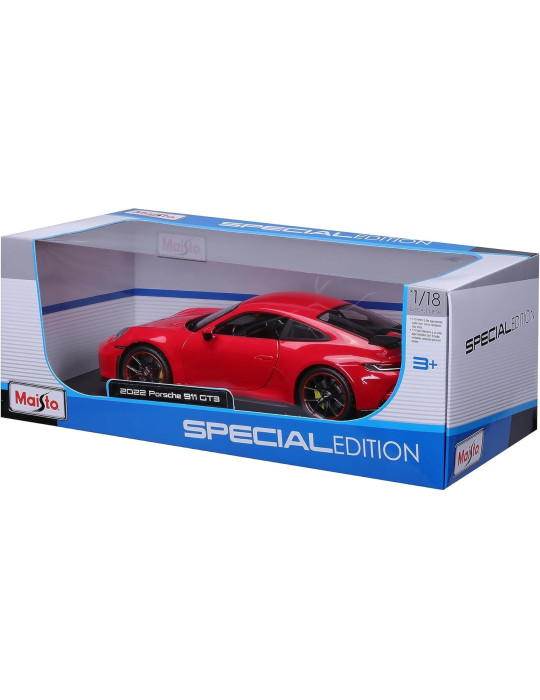 Maisto 36458RD. Coche 2022 Porsche 911 GT3 Rojo. Escala 1/18