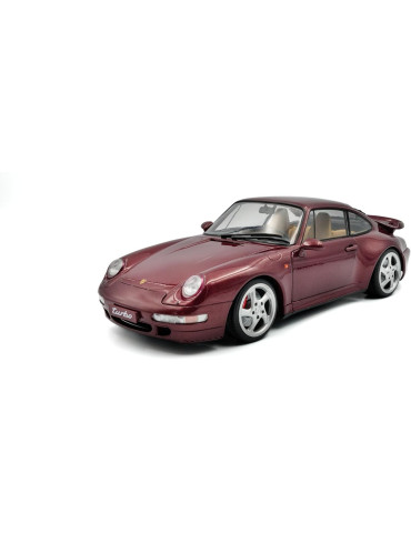 Solido 1810102. Coche Porsche 911 (993) Turbo Rojo. Escala 1/18