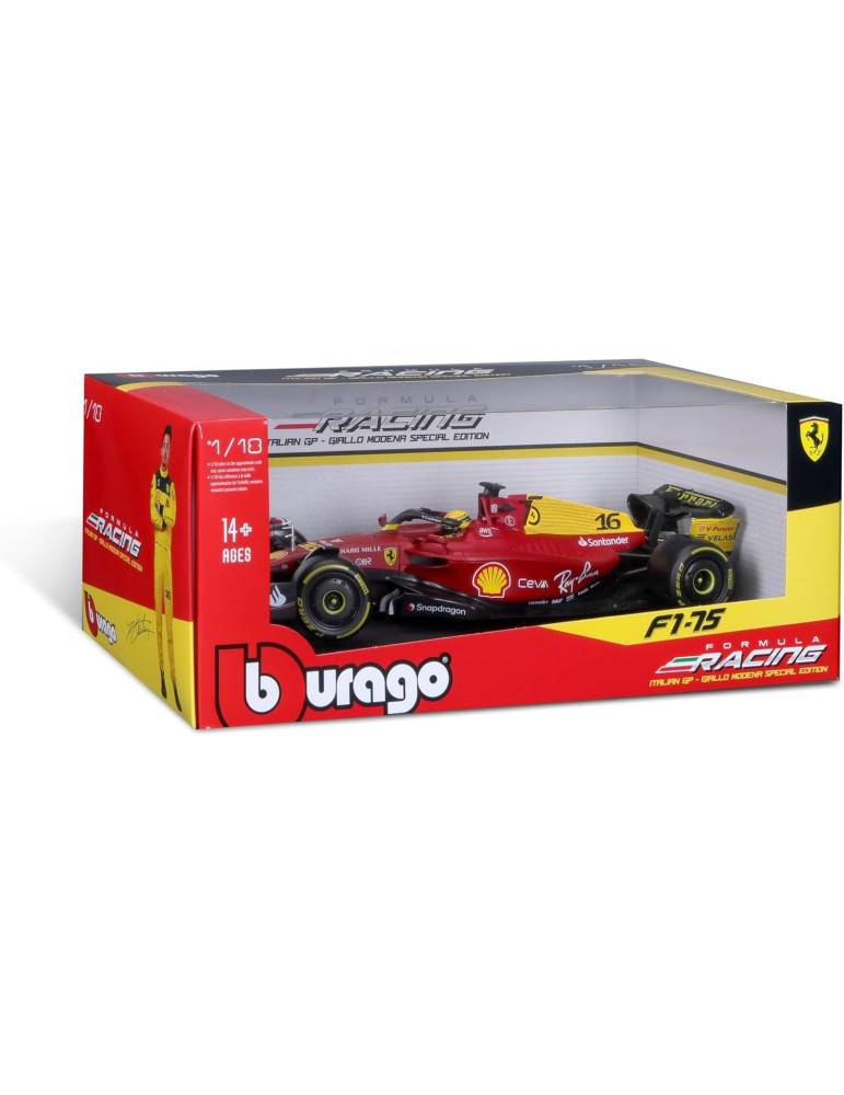 Burago 16811. Coche Hierro F1-75 – Italy Monza GP 2022. Escala 1/18