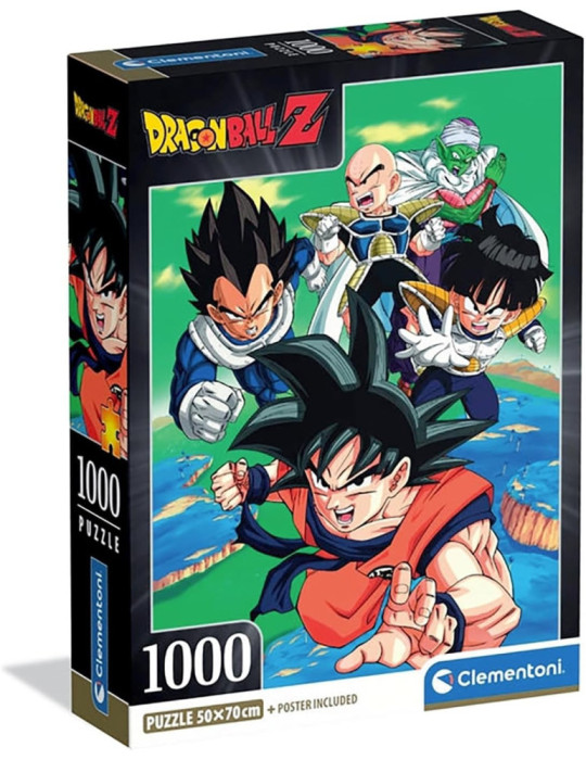 Clementoni 37051. Puzzle de 1000 piezas de Dragon Ball. 50x70cm