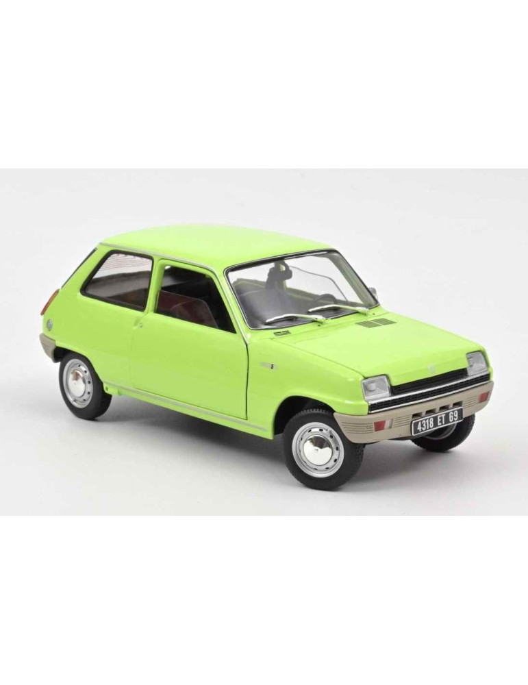 Norev 185155. Coche Renault 5 1972 Verde Claro. Escala 1/18