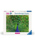 Ravensburger 01332. Puzzle de 500 piezas de Pavo Real. 49x36cm