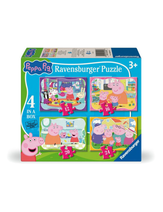 Ravensburger 04014. Puzzle de 12/16/20/24 piezas de  Peppa Pig. 19x14cm