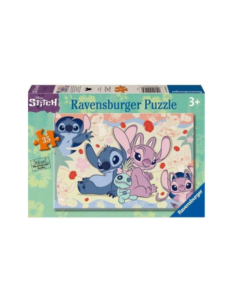 Ravensburger 04113. Puzzle de 35 piezas de Stitch de Disney. 26x18cm