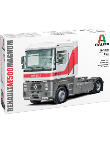 Italeri 3969. Kit de maqueta de plástico Camión Renault AE500 Magnum. Escala 1/24