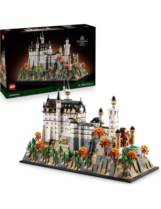 Lego Architecture 21063. Castillo de Neuschwanstein. Más de 18 años. 3455 piezas