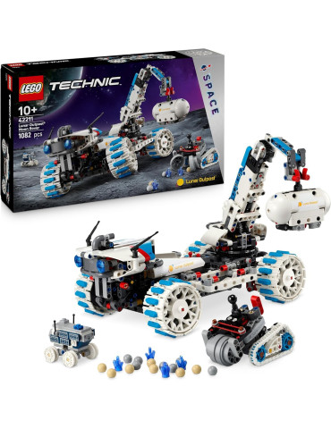 Lego 42211. Vehículo Espacial Lunar Outpost: Róver Lunar. Más de 10 años. 1082 piezas