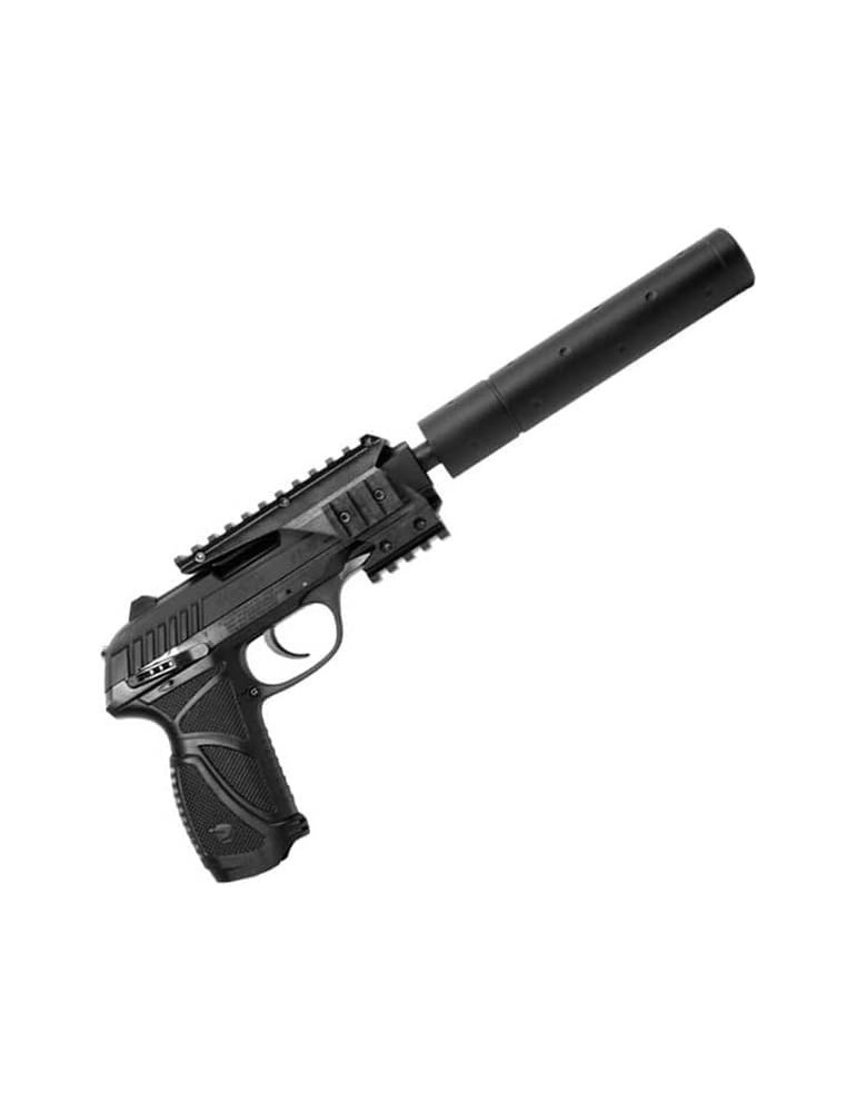 Set Pistola Perdigón Gamo PT-85 Tactical Blowback. 4.5mm + Visor + Accesorios.