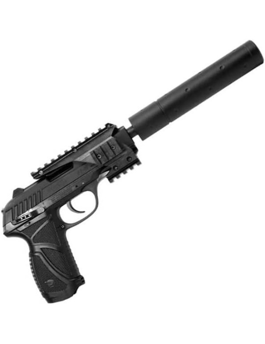 Set Pistola Perdigón Gamo PT-85 Tactical Blowback. 4.5mm + Visor + Accesorios.