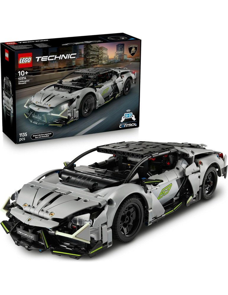 Lego Technic 42214. Superdeportivo Lamborghini Revuelto. Más de 10 años. 1135 piezas