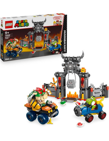 Lego Super Mario 72038. Mario Kart – Castillo de Bowser. Más de 9 años. 1068 piezas