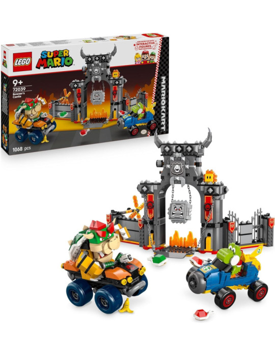 Lego Super Mario 72038. Mario Kart – Castillo de Bowser. Más de 9 años. 1068 piezas