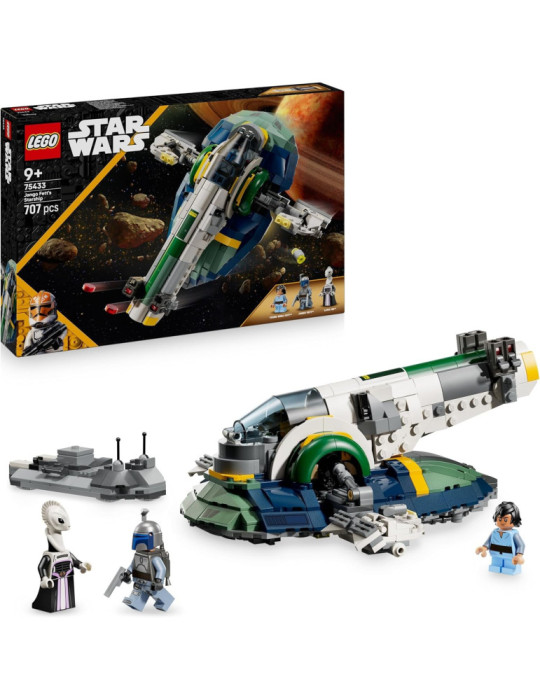Lego Star Wars 75433. Nave Estelar de Jango Fett. Más de 9 años. 707 piezas