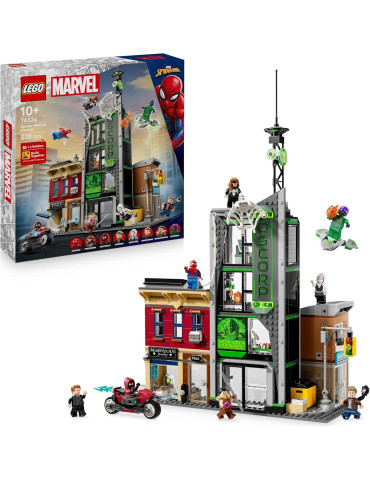 Lego Marvel 76324. Spider-Man vs. Oscorp. Más de 10 años. 808 piezas
