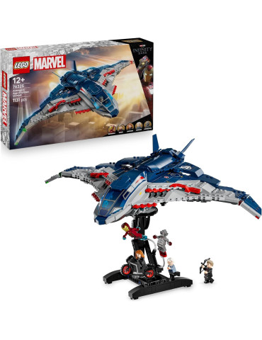 Lego Marvel 76325. Quinjet de Vengadores: La Era de Ultrón. Más de 12 años. 1131 piezas