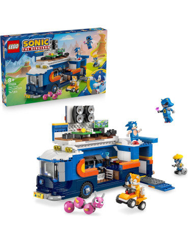 Lego Sonic 77006. Camión de Operaciones del Equipo Sonic. Más de 8 años. 747 piezas
