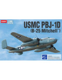 Academy 12334. Kit de maqueta de plástico USMC PBJ-1D (B-25 Mitchell). Escala 1/48