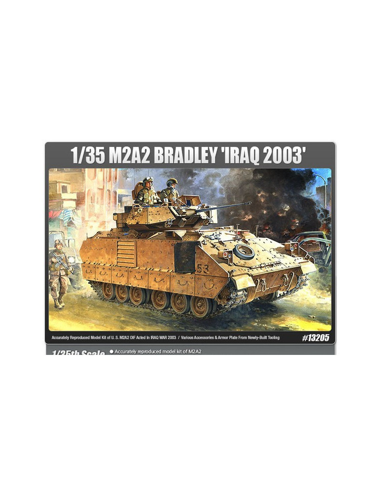 Academy 13205. Kit de maqueta de plástico Tanque M2A2 Bradley "Iraq 2003". Escala 1/35