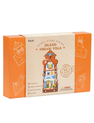 Robotime DS022. Island Dream Villa. Kit de construcción