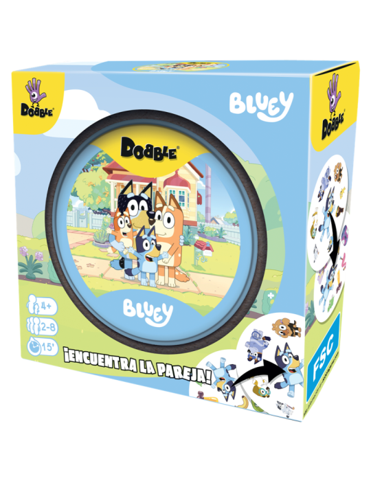 Zygomatic DOBBLU07ES Juego Dobble Bluey. 2-8jug. +4 años