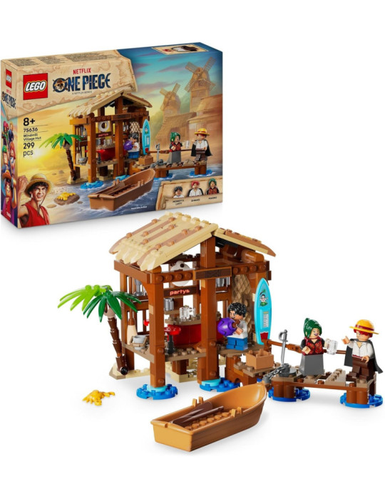 Lego One Piece 75636. Cabaña del Pueblo Molino. Más de 8 años. 299 piezas