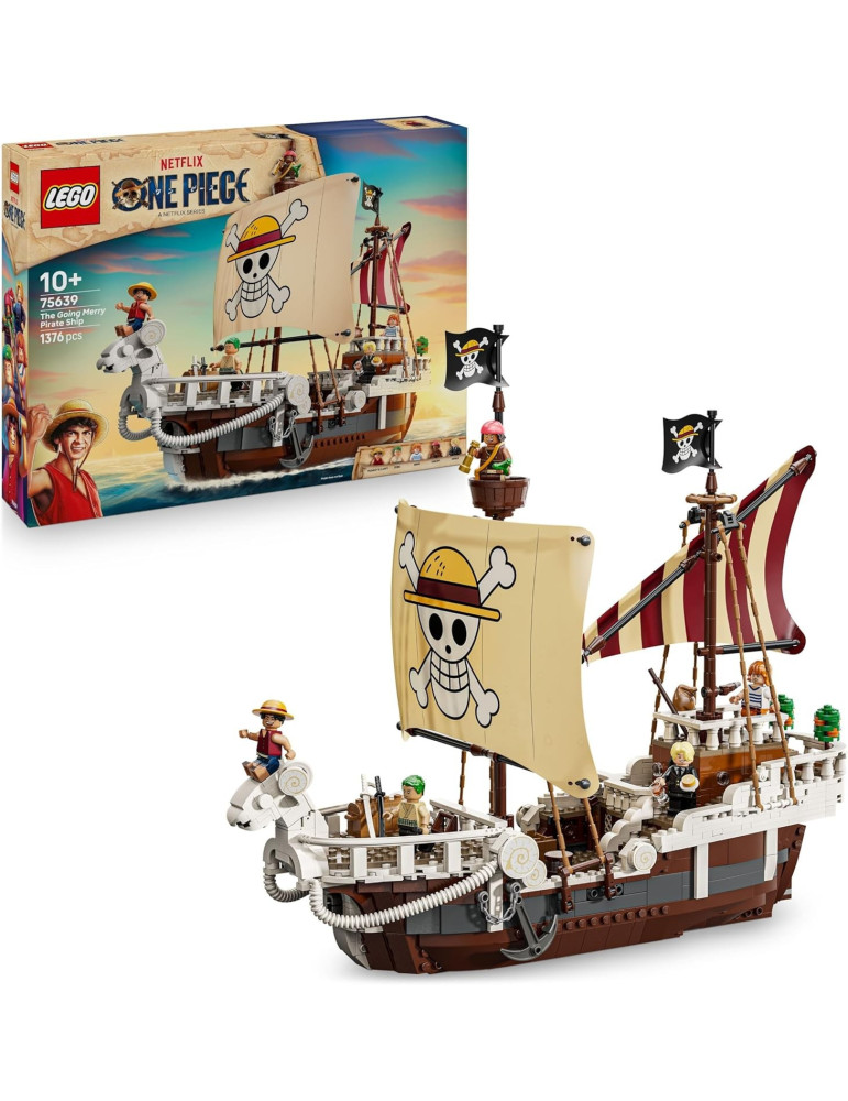 Lego One Piece 75639. Barco Pirata Going Merry. Más de 10 años. 1376 piezas
