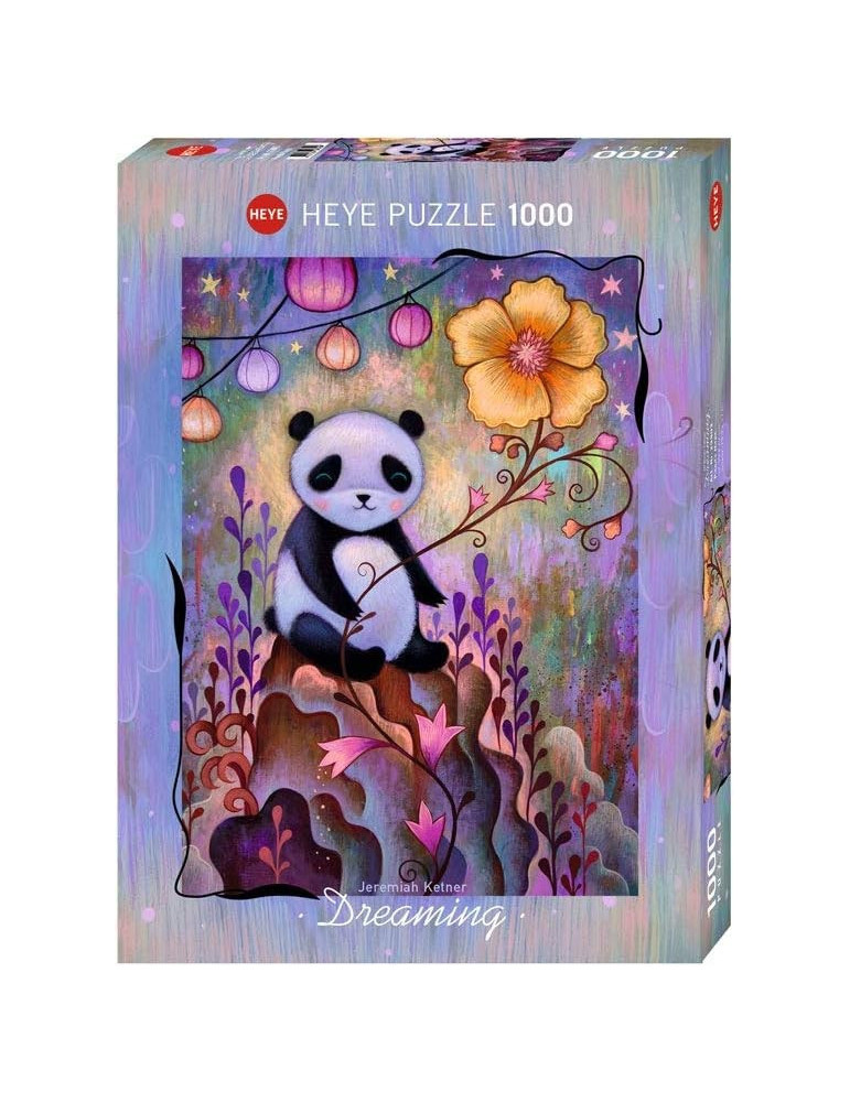 Heye 29803. Puzzle de 1000 Piezas Panda Naps NSF, Dreaming. 50x70cm