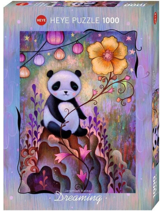 Heye 29803. Puzzle de 1000 Piezas Panda Naps NSF, Dreaming. 50x70cm