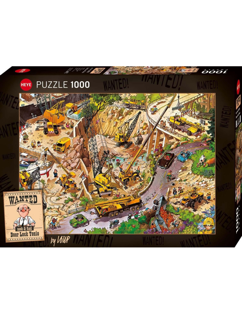 Heye 30050. Puzzle de 1000 Piezas Door Lock Tonio. 70x50cm