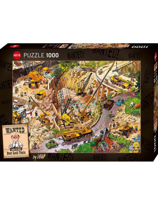 Heye 30050. Puzzle de 1000 Piezas Door Lock Tonio. 70x50cm