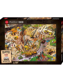 Heye 30050. Puzzle de 1000 Piezas Door Lock Tonio. 70x50cm