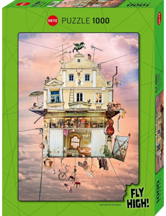 Heye 30068. Puzzle de 1000 Piezas Treasure House, Fly High!. 70x50cm