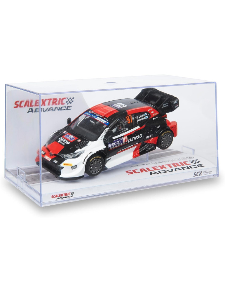 Coche Scalextric Advance E10555. Toyota Yaris WRC Latvala Finland 23. 1/32