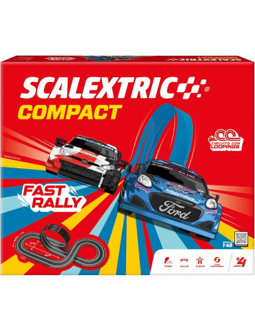 Circuito Scalextric Compact C10583. Fast Rally. 1/43