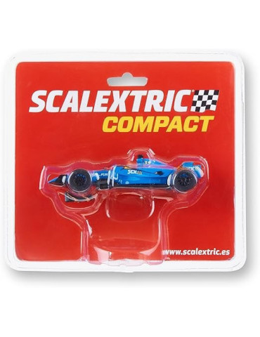 Coche Scalextric Compact C10578. Formula 1 - Blue & White. Escala 1/43