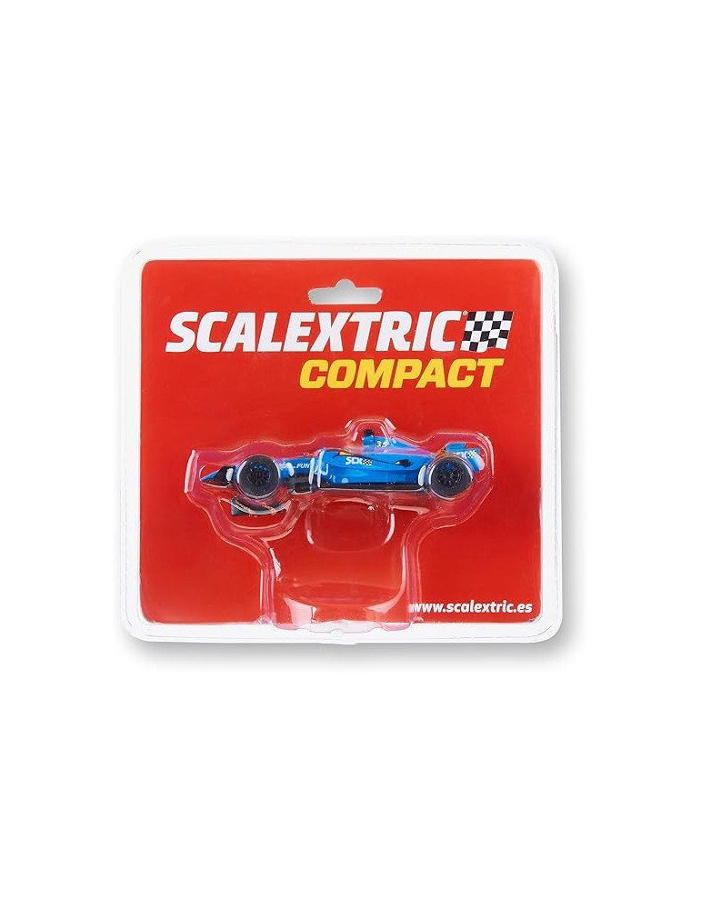 Coche Scalextric Compact C10578. Formula 1 - Blue & White. Escala 1/43