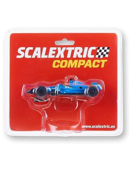 Coche Scalextric Compact C10578. Formula 1 - Blue & White. Escala 1/43