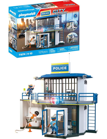 Playmobil City Action 71874. Comisaría con sala de investigación. A partir de 4 años