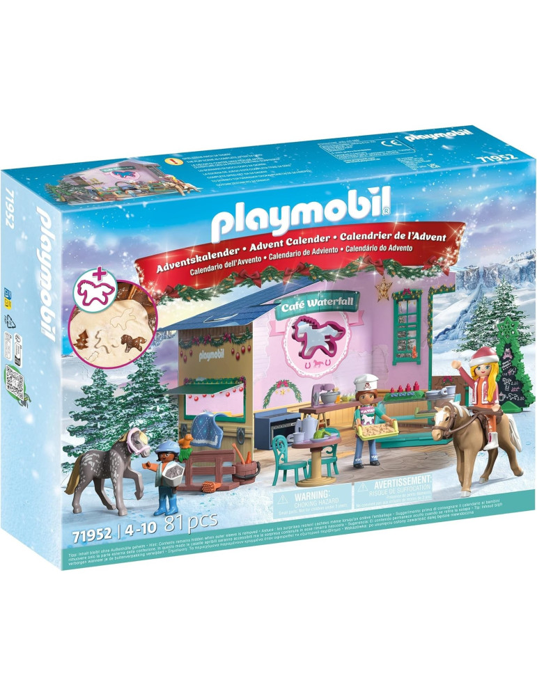 Playmobil Horses of Waterfall 71952. Calendario de Adviento: pastelería navideña. A partir de 4 años