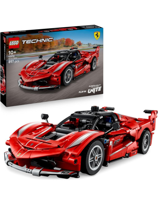 Lego Technic 42212. Ferrari FXX K. Más de 10 años. 897 piezas