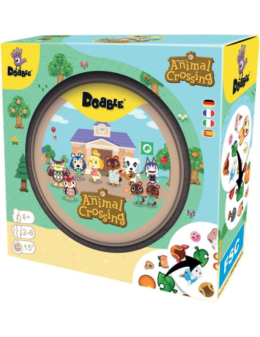 Zygomatic DOBAC07ML2. Juego de cartas Dobble Animal Crossing. 2-8jug. +4 años