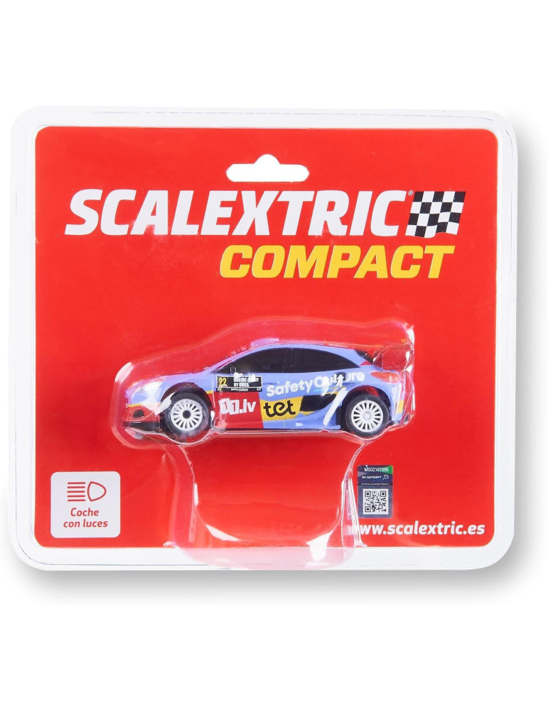 Coche Scalextric Compact C10579. Ford Puma WRC - 2025. Escala 1/43