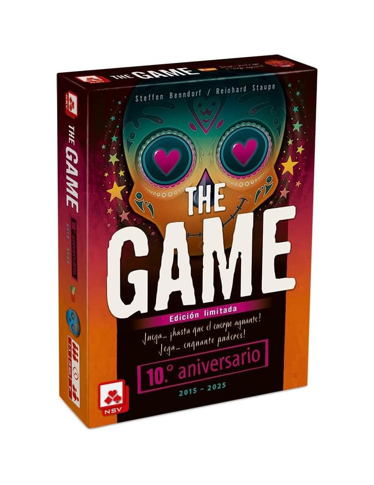 NSV 10053892-0001. Juego de cartas The Game 10ºAniversario Edición Limitada. 1-5jug. +8 años