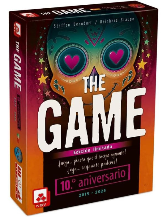 NSV 10053892-0001. Juego de cartas The Game 10ºAniversario Edición Limitada. 1-5jug. +8 años