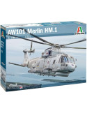 Italeri 1486. Kit de maqueta de plástico Helicóptero AW101 Merlin Hm.1. Escala 1/72