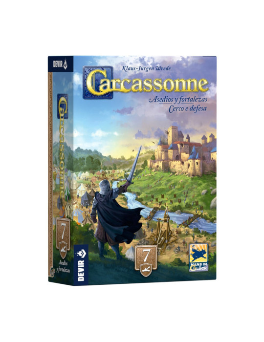 Devir BGCARAFPS. Expansión 7 de Carcassone "Asedios y Fortalezas". 2-5 jug +7 años