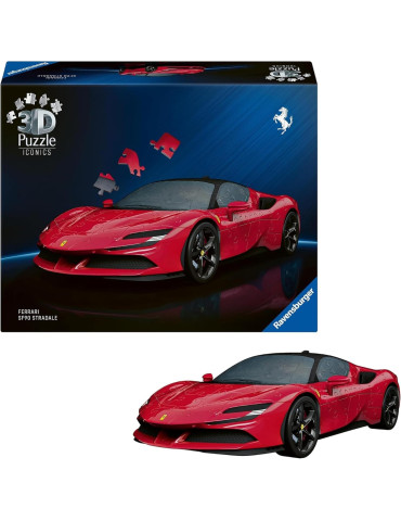 Ravensburger 08041. Puzzle 3D Iconics de Ferrari SF90 Stradale. 163 piezas