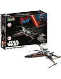 Revell 06564. Kit de maqueta Build and play Star Wars de plástico Poe's X-Wing Fighter. Escala 1/78
