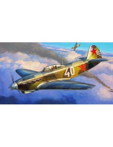 Zvezda 4837. Kit de maqueta de plástico de Soviet Fighter Yak-7B (Late). Escala 1/48