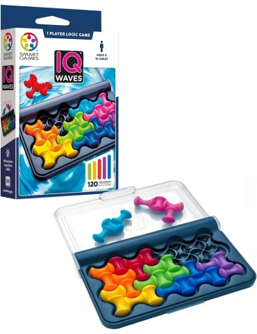 Smart Games SG492. Juego de Ingenio IQ Waves. + 6 años